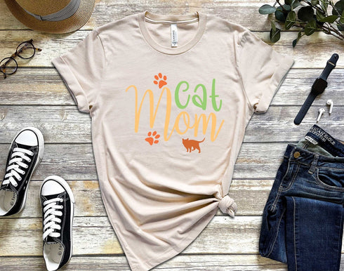 Cat Mom T-shirt, Funny Cat Shirt, Cat Mom Gift, Cat Lover Tee, Sarcastic Shirt, Cute Sassy Shirts, Funny Animal Tee, Cat Mama Shirt